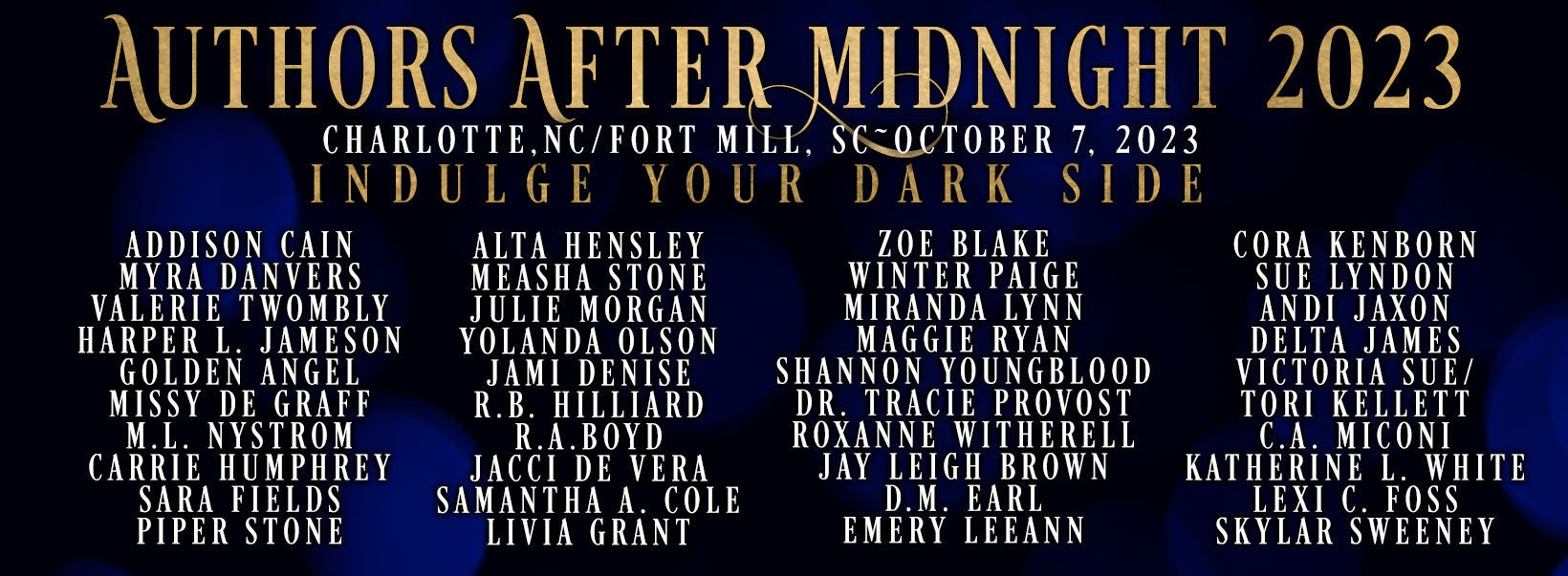 Authors After Midnight 2023 – Charlotte/Fort Mill